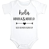 "Hola Abuela & Abuelo Nos Vemos Pronto" Pregnancy Announcement Outfit