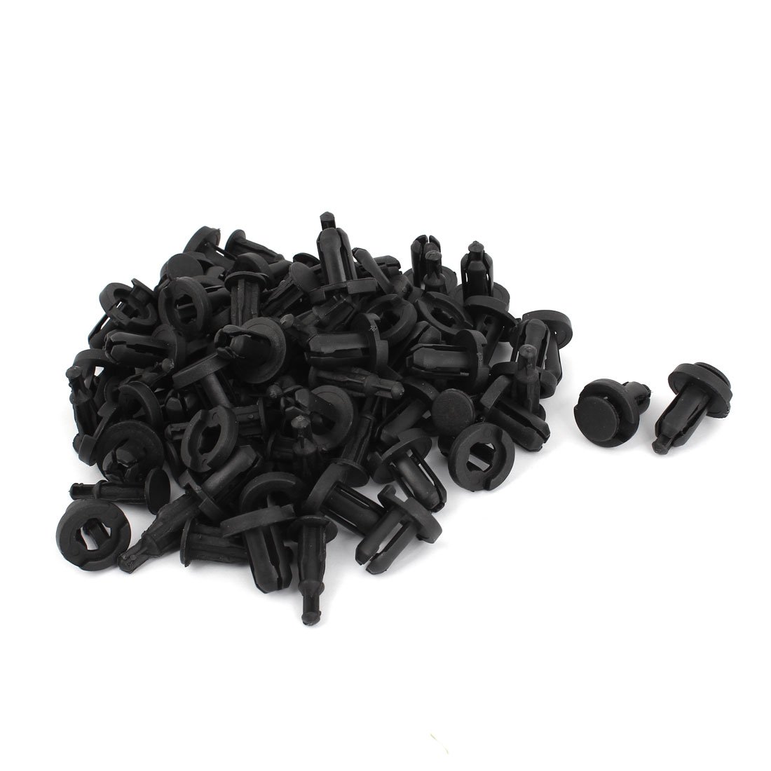 sourcing map 50 Pcs 30mm x 10mm Plastic Rivets Car Push Clips