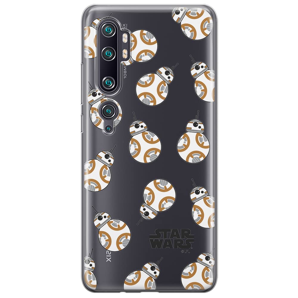 ERT GROUP mobile phone case for Xiaomi MI NOTE 10 / MI NOTE 10 PRO original and officially Licensed Star Wars pattern BB 8 004 optimally adapted to the shape of the mobile phone, partially transparent