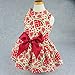 Fitwarm Sweetie Watermelon Pet Clothes for Dog Dress Sundress Shirts - Red - X-Small