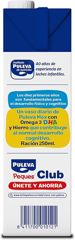 Max Leche de Crecimiento y Desarrollo con Cereales - Pack 6 x 1Lt