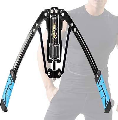 XJYMCOM Chest Exerciser 10-200kg Hydraulic Power Adjustable Strength Trainer