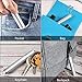 2 Pack Reusable Telescopic Drinking Straws With Metal Case & Folding Brush ,HabiLife Portable Stainless Steel Travel Straws, Silicone Tips,1 Grey Velvet Bag