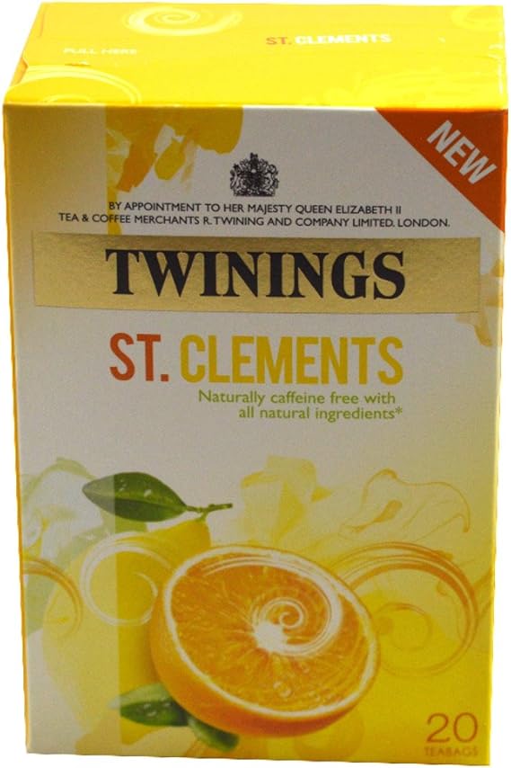 Twinings St Clement 20 Tea Bags 40g Amazon Co Uk Grocery