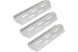 Plowo Heat Deflector Gas Grill Replacement for Weber Genesis II E-410, Genesis II S-410, Genesis II LX E-440, Genesis II LX S-440, Stainless Steel Replace Parts Accessories for Weber 66041, 3 Pack