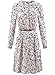 oodji Collection Women's Belted Viscose Dress, Pink, 6