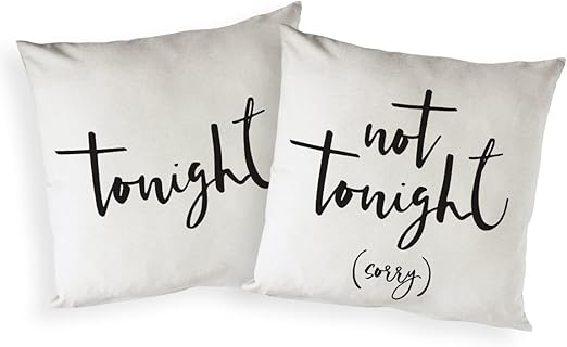 Amazon Com The Cotton Canvas Co Tonight And Not Tonight Home