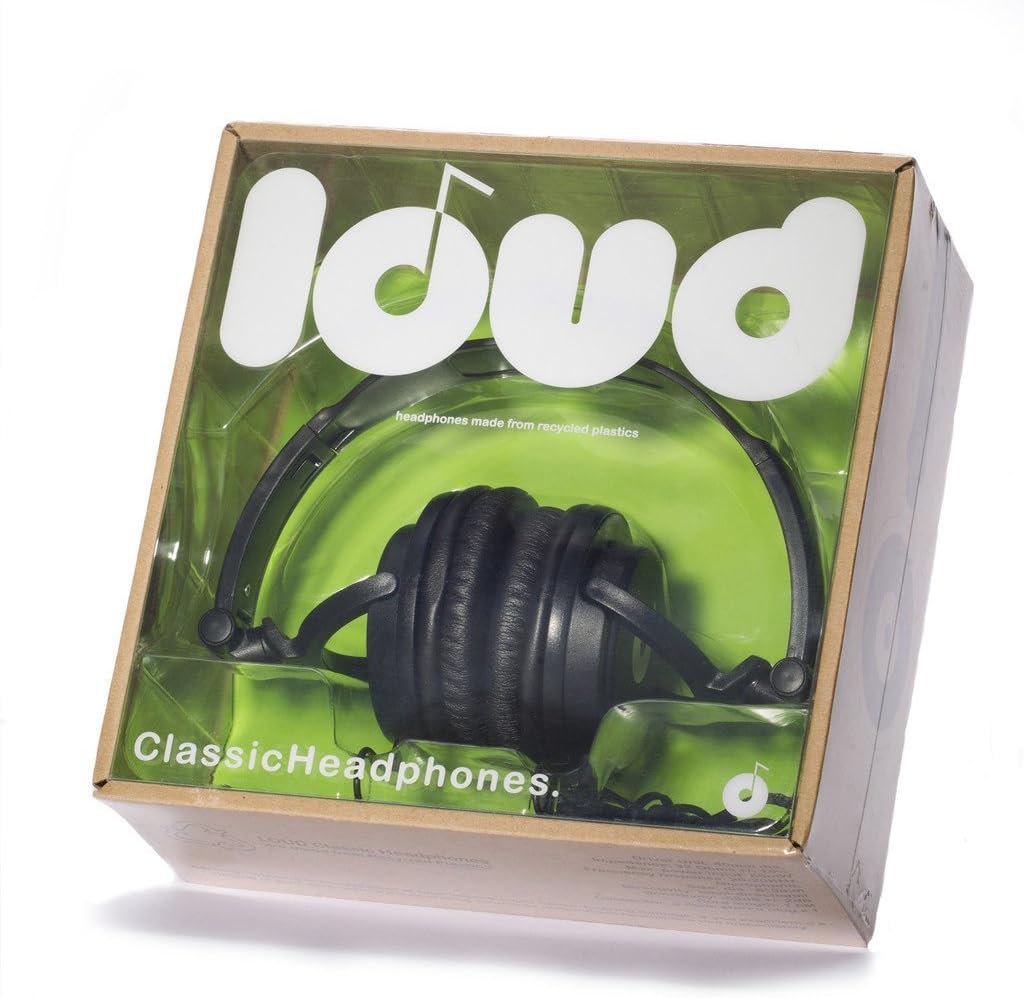 Loud Headphones Classic Black Headphones Sports & Outdoors