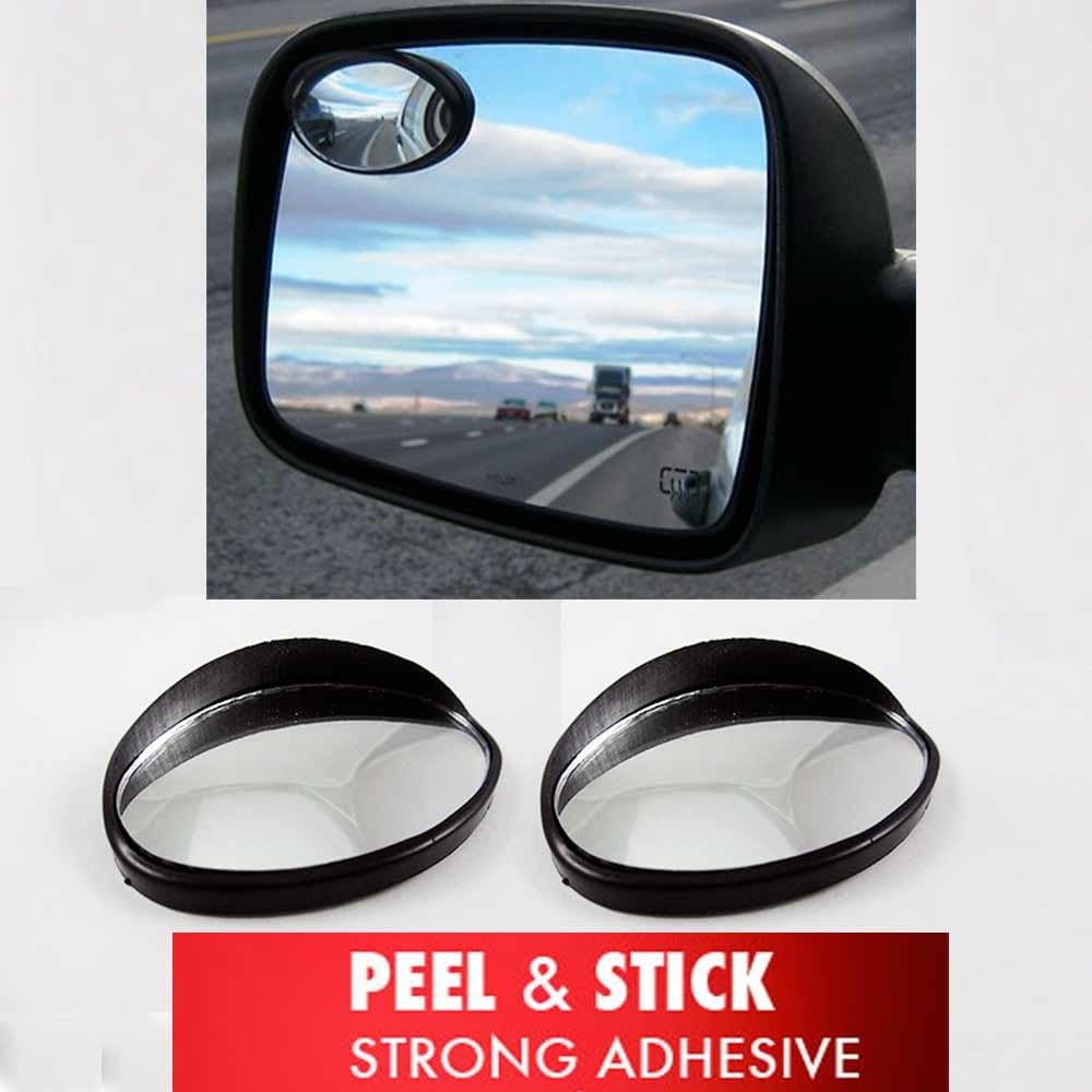 2pc Universal 2/" Wide Angle Convex Rear Side View Blind Spot Mirror for Car Auto