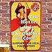 'Firefighters Vintage Rustic Metal Sign - Predrilled with Curvy Calendar Girl'
