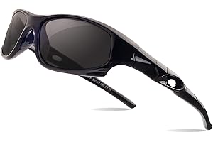 AODUOKE Kids Sunglasses Boys Girls Sports Polarized Sunglasses for kids Child Youth Baseball Beach Sun Glass with Strap