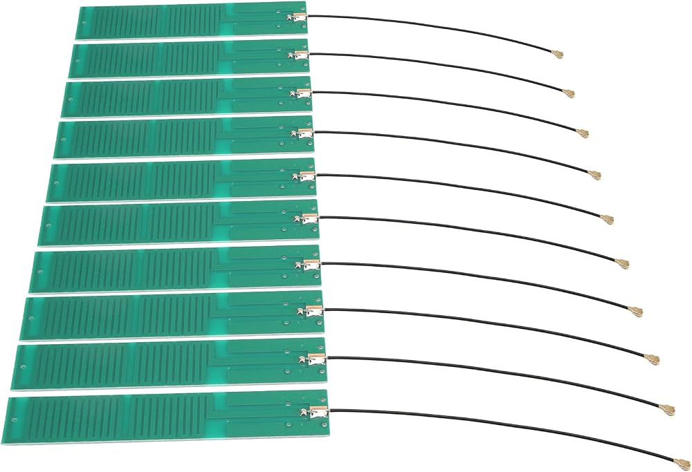 Socobeta 433MHz PCB Antenna 6DBI High Gain IPEX RG1.13 Line for Drone Alarm