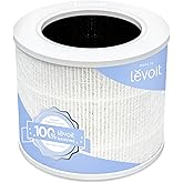 LEVOIT Core Mini-P Replacement Filter, Genuine Core Mini-RF Air Purifier Filters, Supports HEPA Sleep Mode, High-Efficiency Activated Carbon for Removal of Smoke, Odor, Allergens, Pollen, 1 Pack,White
