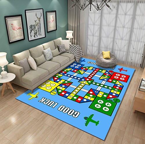 TWGDH Area Rug Creeping Mat Infant Play Game Mat Floor Gym Non-Slip Reversible Washable Crawling Carpet For Kids Room,#1,160 * 230Cm [Energy Class A]