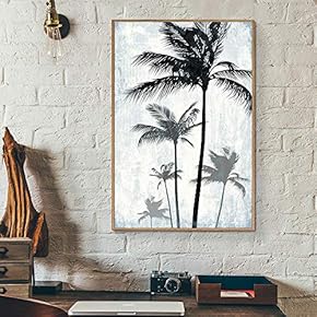 Framed Canvas Wall Art for Living Room, Bedroom Tree Illustration VII Canvas Prints for Home Decoration Ready to Hang - 16x24 inches