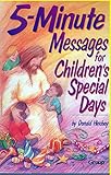 5-Minute Messages for Children's Special Days by 