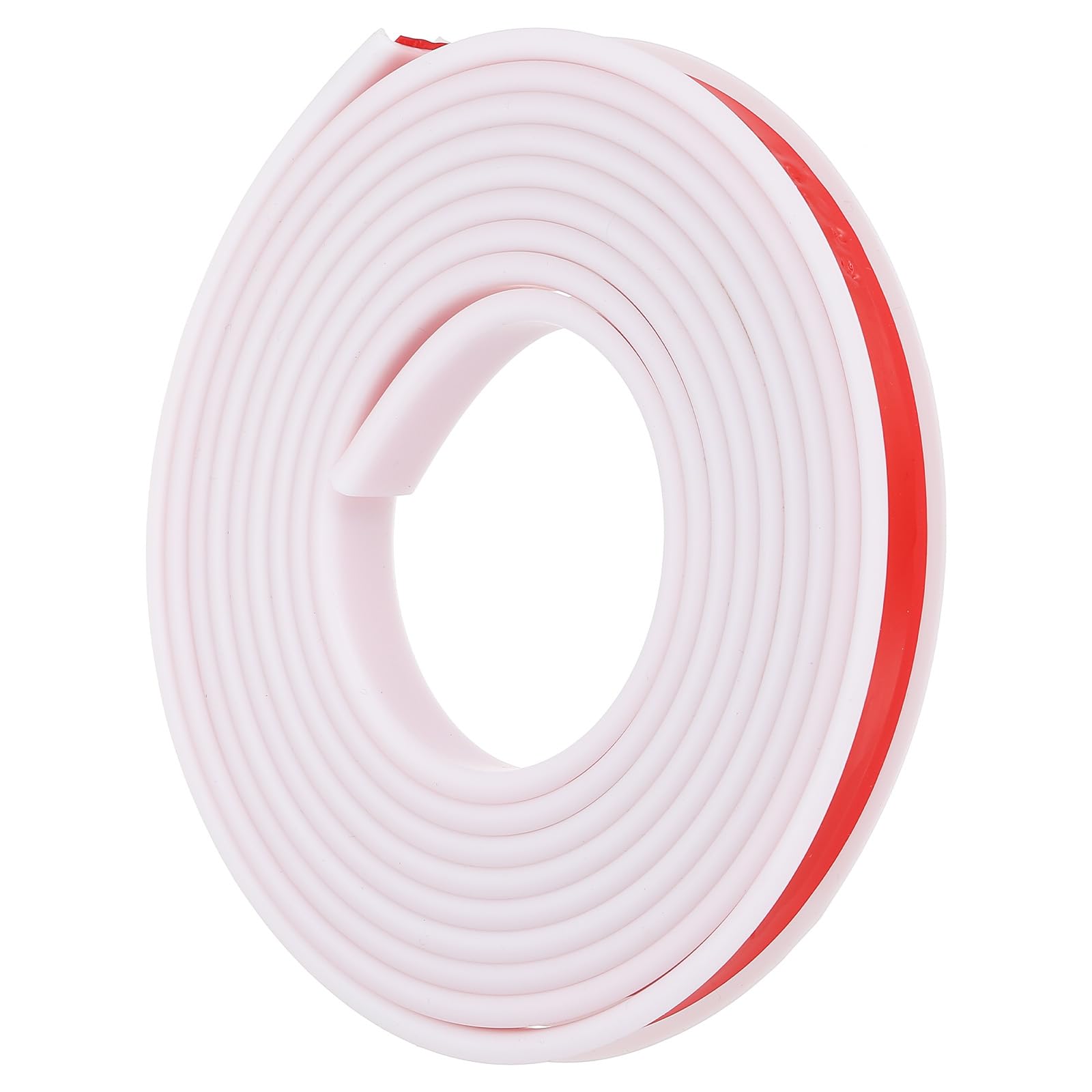 Photo 1 of PATIKIL TPE U-Shape Edge Banding, 1/2 Inch x 16.4ft Self-Adhesive Flexible White Furniture Edge Protector