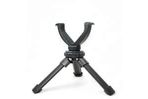 JINSE Rifle Tripod,Shooting Rest,Portable V Yoke Rest Mount Tripod for Hunting, Shooting, and Outdoors