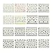 3D Nail Sticker for Girls Ladies Students Nail Art Design Decoration Decals 50 Sheets