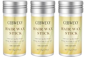 Hair Wax Stick, 3PCS Wax Sticks for Women, Non-Greasy Styling Cream & Gel for Flyaways, Frizz & Edge Control, Strong Hold for