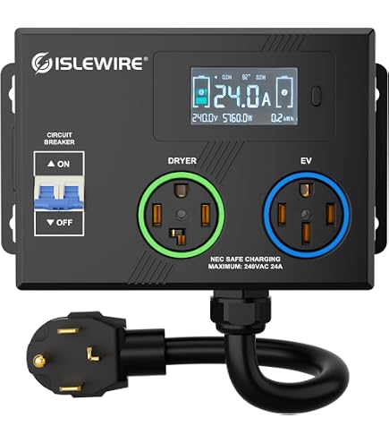 Amazon.com: Smart NEMA Socket Splitter 240V for EVs, Auto Power