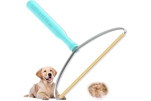 9"-Blade LINTPLUS Pet Hair Remover Max for Large Areas x2 Bigger Than Pro(Lint Brush) - Deep Cleaner Pro Pet Hair Remover Multi Fabric Carpet Lint Remover & Dog and Cat Fur Carpet Rake
