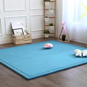 Amazon De Aishankra Weiche Dicke Teppich Kinder Krabbeln
