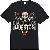 Dia De Los Muertos Sugar Skull Mexican Holiday Comfort Colors Adult Heavyweight T-Shirt