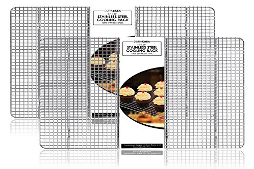 Click Here to See More Images Baking Rack, Cooling Rack, TWIN SET OF 14