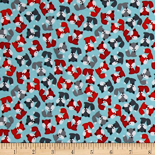 Fox Fabric by the Yard Kritters in the Mailbox Fox Fabrics