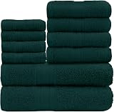 GC GAVENO CAVAILIA 10 Piece Towel Bale Set 450 GSM Dark Green
