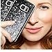 Caka Galaxy S7 Case, Galaxy S7 Glitter Case Starry Night Series Luxury Fashion Bling Flowing Liquid Floating Sparkle Glitter Girly Soft TPU Case for Samsung Galaxy S7 (Silver)