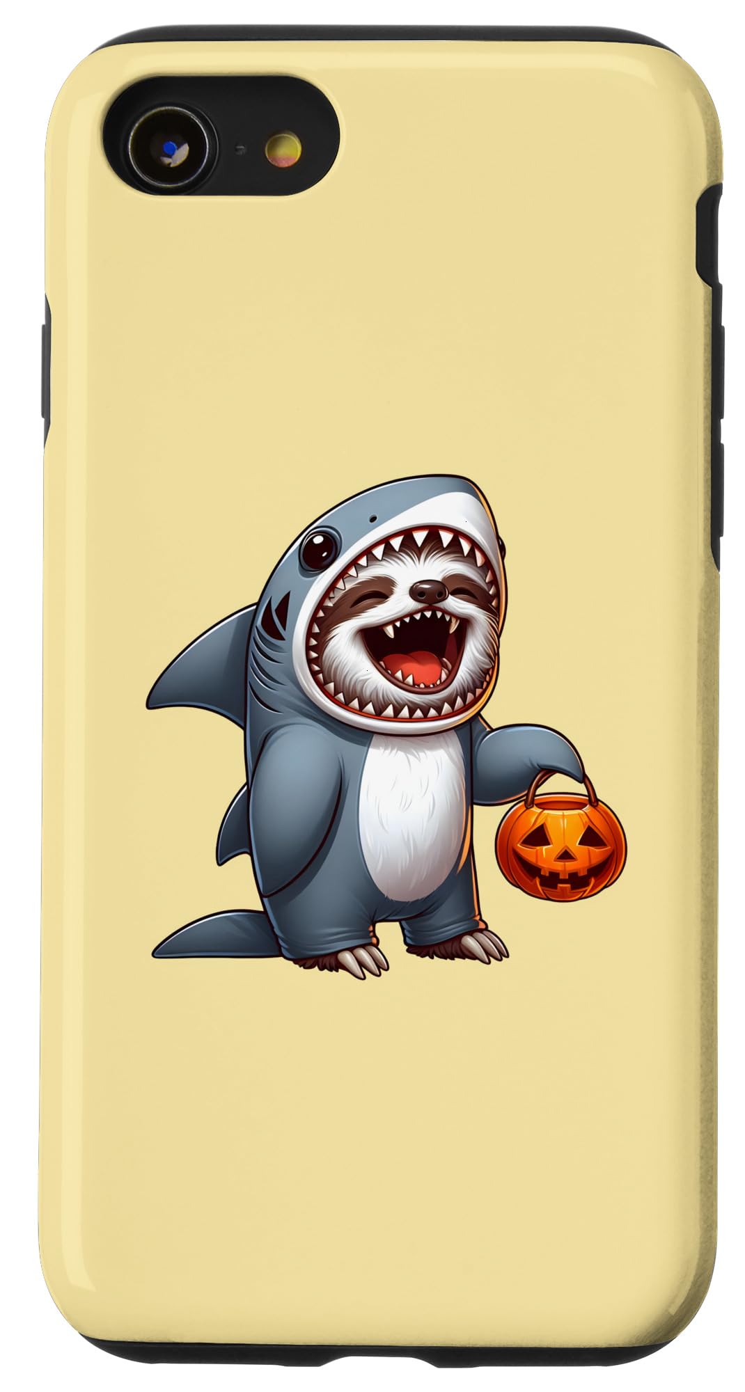iPhone SE (2020) / 7 / 8 Sloth in Shark Costume Case