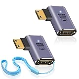 Duttek 90 Degree HDMI to Mini HDMI Adapter
