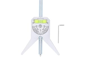 Pipe Gauge Center Finder Tool for Welders and Pipefitters, Y Head Measurement with Welding Safety Marker