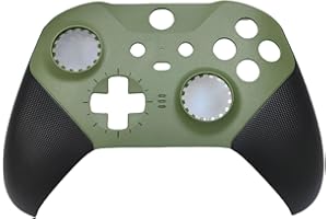 Hzxkqmil Front Shell Replacement Housing Faceplate Cover Plates for Xbox Elite Series 2 Controller - Army Green