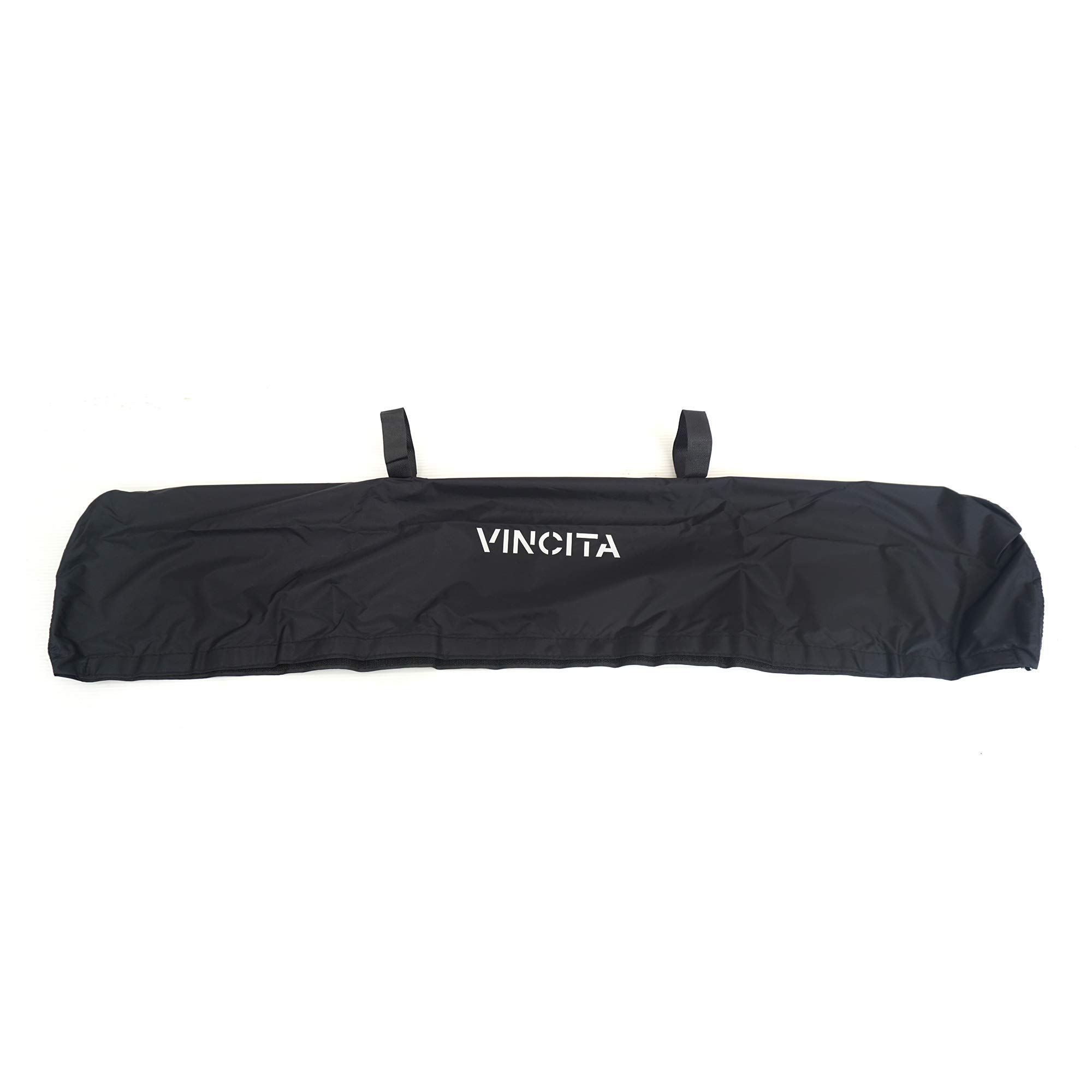 Vincita Mountain Bike Durable Water-Resistant Handlebar Cover Black XL with Hook and Loop Adjustable Strap Bike Cover Road Bicycles Bikepacking Accessories
