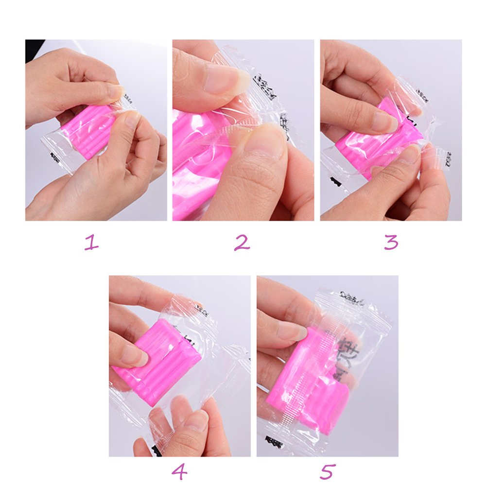 Amor 24 Colors Polymer Clay Modeling Magic Clay Safety Soft Oven Baking DIY Clay Set with Tools