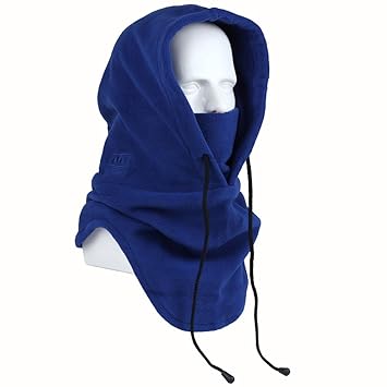 VERY100 Unisex Schal Balaclava Beanie Kältemaske Kapuze Beutel Turnbeutel Skimaske Hut Schwarz Gesichtmaske Motorrad Biker Sn