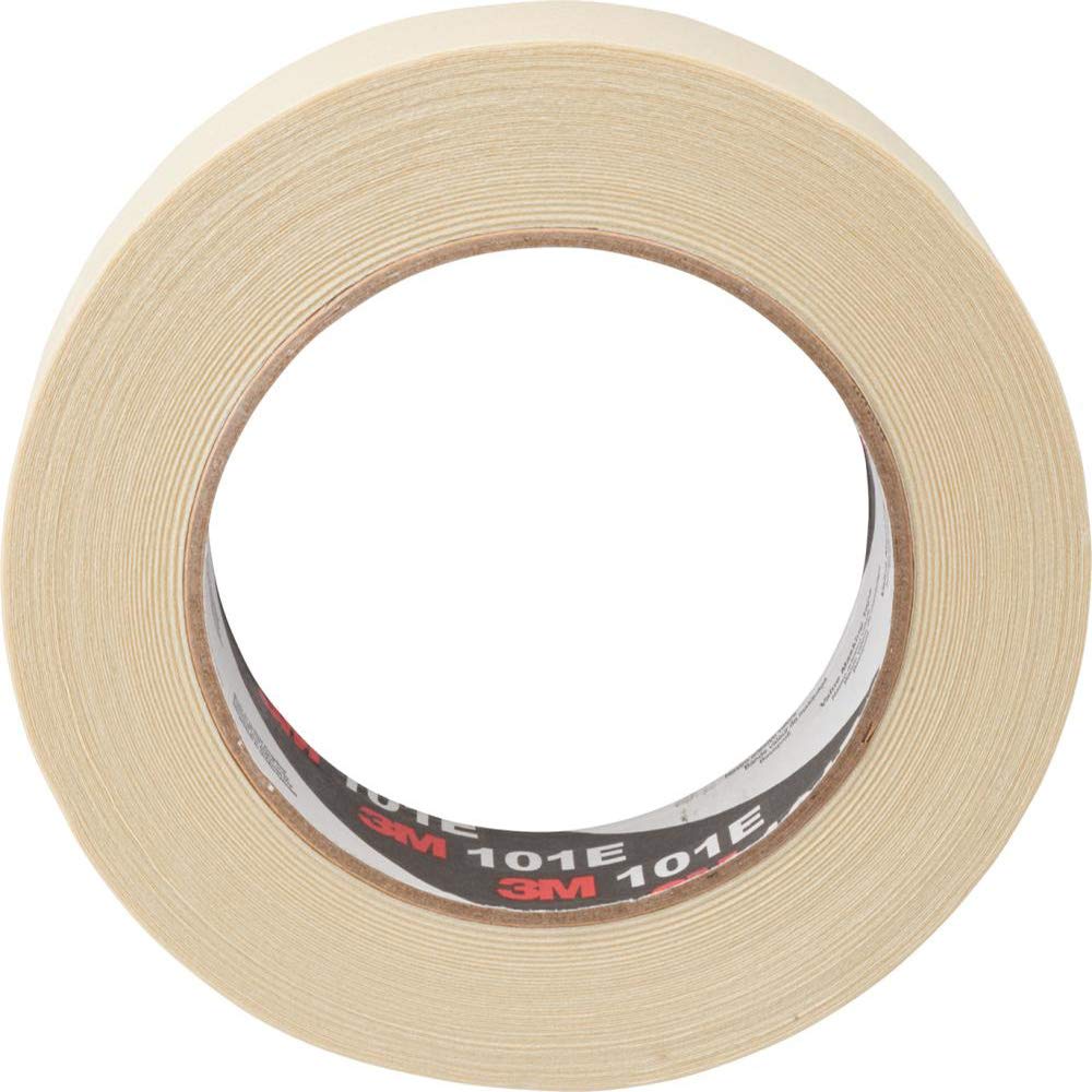 3M 101E Value Masking Tape, 36 mm x 50 m, Beige (Pack of 6)