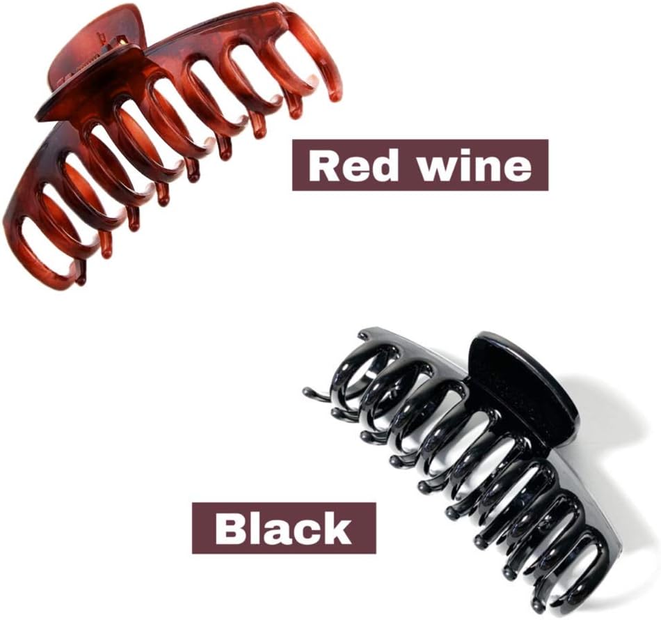 Hanyousheng 6 Pcs Flower Claw Clips, Flower Hair Clips, Nonslip Flower Claw Clips - Image 4