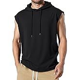 JMIERR Men's Drawstring Hooded Shirts - Casual Loose Fit Cotton Hoodies Tee Shirt for Daily Wear