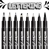 Amazon.com : dainayw Calligraphy Brush Pen, Hand Lettering