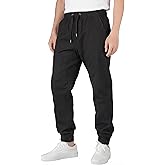 ITALYMORN Khaki Chino Joggers for Men Twill Stretch Casual Pants with Pockets
