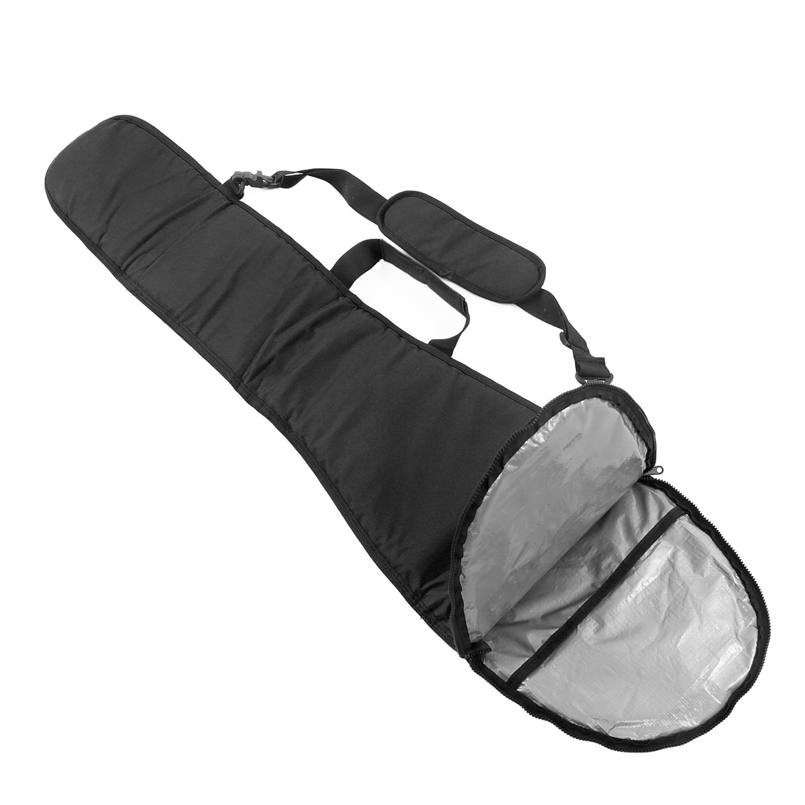 SPYMINNPOO Paddle Carrying Bag, Kayak & Canoe Split Paddle Storage Bag, Black, 30x128cm/11.81x50.39in