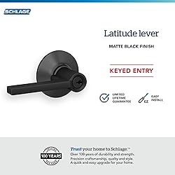 Schlage F51 V LAT 622 Latitude Door Lever, Keyed
