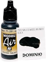Vallejo Model Air NATO Black 17 ml Acrylic Paint Airbrush Pre-Thinned view 4