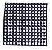 Linen Blend Cherry Beach Dots Navy Pocket Square