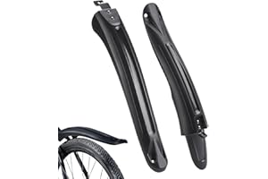 Splash Guard, Front and Rear Fenders, Set for 26-29 Inch Bikes, Fenders, Thicken Widen Front and Rear Mud Guards Fit for MT-B