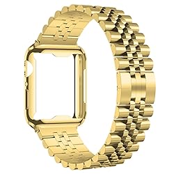 baozai Metal Band with Case Compatible with Apple